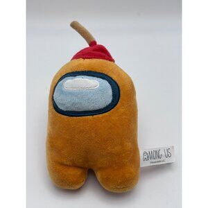 Toikido Among us Plush Orange Crewmate 6" Plunger Stuffed animal